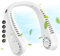 EXTFANS Nackenventilator Tragbarer, 360° Kühlender Hals Ventilator, 5 Geschwindigkeiten Neck Fan, Halsventilator Wiederaufladbar, usb-Ventilator Für Reisen, Sport, Innen, Außen