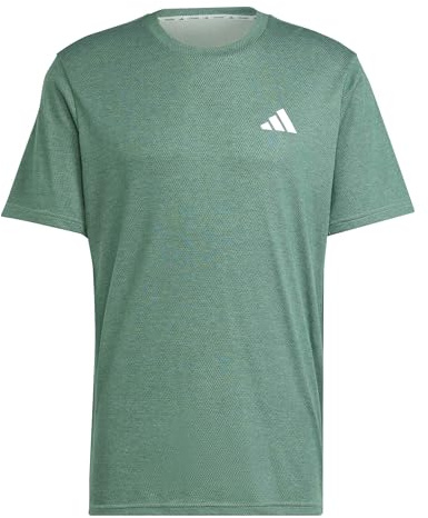adidas Men's Train Essentials Feelready Novelty T-Shirt, Silver Green, XS