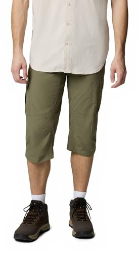 Columbia Silver Ridge II Capri, Pantalones Cortos Capri Para Senderismo Y Trekking para Hombre