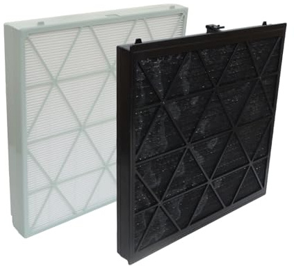 PUREBURG Ersatzfilter kompatibel mit Samsung maßgeschneiderten Würfel-Luftreiniger, Teilenummer CFX-H1401/AA, H13 True HPEA & Aktivkohle-Filter-Set, Luftreinigungs-Staub-VOCs