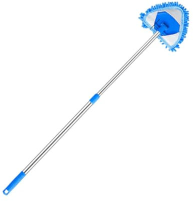 LALADEFIEE 1 Cepillo De Limpieza Telescópico Azul para Coche Cepillo De Lavado De Coche con Mango Largo Suministros De Limpieza De Coche Plumero para Limpiar Los Coches Cepillo De