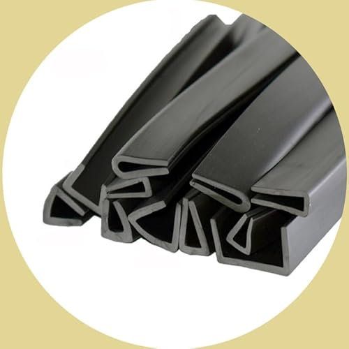 Türkantenschutz U Profil, 300cm Kantenschutz Aus Gummi Für Bleche, Flexible Dichtungsstreifen Für Glastische,Autotür,Metallplatten(1-2mm)