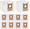 Lot de 10 sacs de collecte de poussière compatibles avec Eufy pour aspirateur robot Omni E20/E25/E28, sacs à poussière jetables de rechange en tissu non tissé, grande capacité de 3,2 l