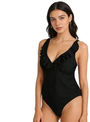 Maillot de Bain Grossesse Élégant Maillot de Bain Une Pièce Col V Maillots de pour Maternité Haute Taille Monokini Push-up Costume de Natation Costume de Plage Piscine Bikini Beachwear Swimsuit