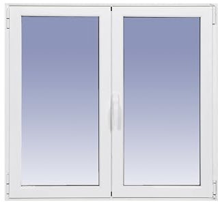 Ventanastock Aluminio RPT 1000x1000 Practicable Oscilobatiente 2 hojas con climalit