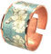 Van Gogh Art Jewelry Rings, Open-cuff Design. Adjustable Rings of 'Almond Blossoms' by Van Gogh.