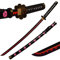 Sword Valley Roronoa Zoro Holzschwert 104cm, Holz Katana, Japanisches Anime Cosplay Schwert-Kitetsu/Shisui/Wado Ichimonji/Yama Enma/Death Surgeon Trafalgar Law Schwert (Shisui)