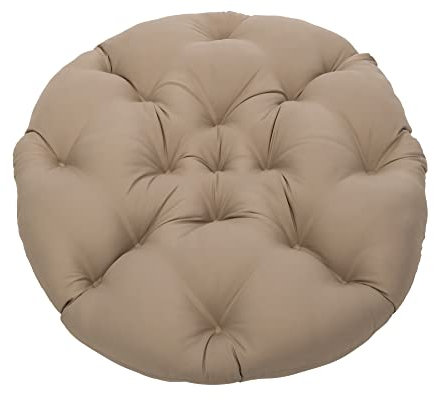 Salla Schaukelkissen, Kissen für Hängeschaukel, Sitzkissen, Bequem & Weich, Waschbares Hängesessel Kissen, Rundes Kissen für Hängestuhl, Auflage für Hängekorb, 1 Stück, 130 cm, Beige