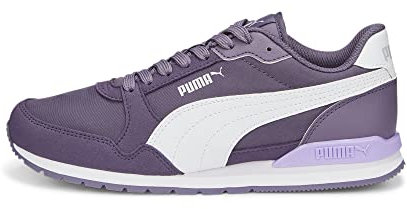 PUMA Unisex ST Runner V3 NL Sneaker, Purple Charcoal White-Spring Lavender, 44.5 EU