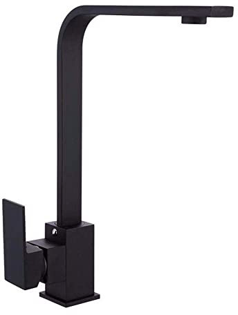 CAPXXIN Mitigeur de Cuisine Cuivre Noir Évier de Cuisine Lavabo Robinet Mélange Froid et Chaud Rotation de l'eau Needed