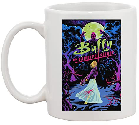 Buffy The Vampire Slayer Art Weiße Tasse Kaffee Tee Männer Frauen Keramik Coffee Tea Mug Cup