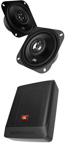 JBL Stage1 41F Auto Lautsprecher Set BassPro Nano Aktiver Untersitz Auto-Subwoofer