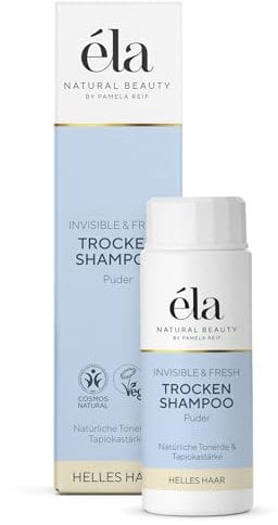 éla Natural Beauty Trockenshampoo Puder Helles Haar, 1er Pack (1 x 25 g)