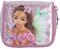 Depesche 12779 TOPModel Fairy Love - Portemonnaie in Mauve mit Model-Motiv und Schmetterlingen, Geldbörse mit Fächern für Münzen, Scheine und Karten