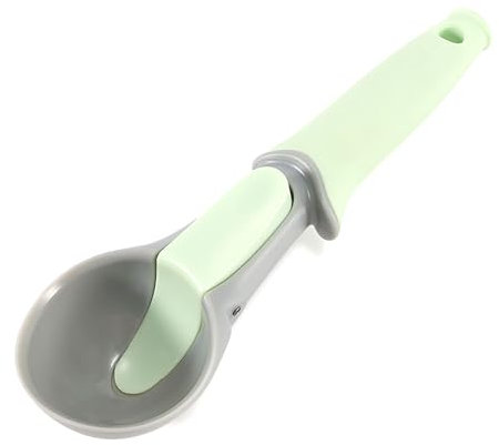 Cuchara de helado, cuchara hemisferio de plástico de sandía y helado de 8 pulgadas para cocina y exteriores (1)