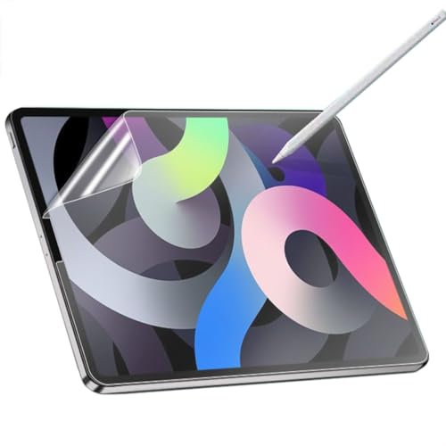 YiiLoxo Paper-Feel Protection Écran pour iPad Air 11 (2024) / iPad Air 5 (2022) Film de Protection D'écran en Papier PET Mat pour Dessiner Écrire [Anti-empreintes][Haute Sensibilité]