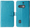 Tnviud Flip Premium Retro Cuir Housse Coque Étui pour Doro 1880/1881 2.4 Cas Magnétique Téléphone Couverture Protecteur Portefeuille Cover Case Support Book Stand (Bleu)