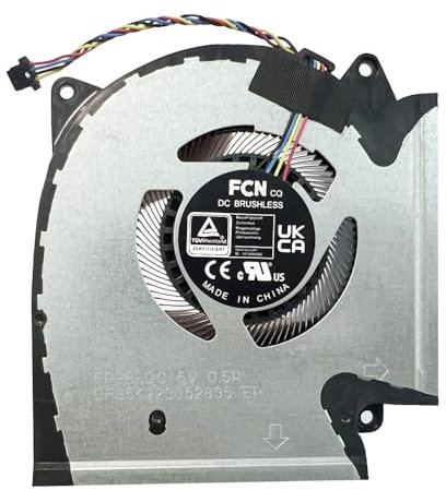Gintai Ventilateur GPU Fan Cooling Fan Cooler pour ASUS Rog Strix G15 G512 G512IC G513 G513I G513Q, G17 G713 G713I G713Q FPPB FNAD 5V DFS5K223052835 13NR0850P01011 6033B0111701 13NR0510P02011