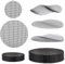 KufaerBeam 50 Pcs Bonsai Pot Bottom Mesh Pads Drainage Mesh for Plant Pots Round Pad for Prevent Soil Loss Drainage Screens Planter Liner Bonsai Pots and Trays Reusable Gardening Mat Drainage Mesh