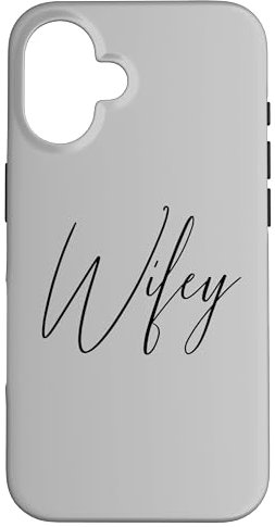 Wifey Matching Couple Newlywed Married Wife Gift Wifey Case for iPhone 16