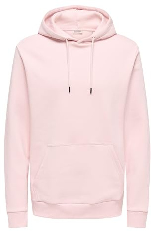 ONLY & SONS Onsceres Sweat à Capuche Noos, Rose Veiled, M