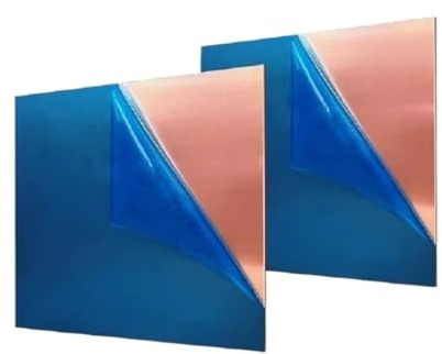 FRAOMHFW Lámina de Cobre Placa de Cobre 0,1 mm 0,2 mm 0,3 mm 0,4 mm 0,5 mm 0,8 mm 1 mm 1,2 mm 1,5 mm 2 mm 2,5 mm 3 mm 4 mm 5 mm 6 mm 8 mm 10 mm(100x200mm 1pc,Thickness 2.5mm)