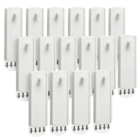 Jetstream 16 Piezas Colgadores Universales para Marcos, Clavos Adhesivos para Fotos, Paquetes de Clavos Adhesivos, compatible con Carteles, Fotos, Pinturas, etc, Blanco