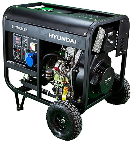 Hyundai Dhy6000Lek - Generador diesel serie pro 3.000 rpm