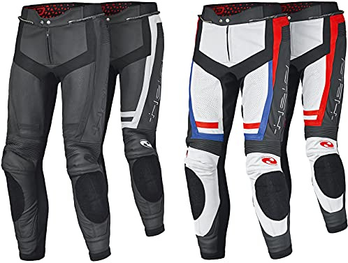 Held Rocket 3.0 Motorrad Lederhose, weiß/rot, 52