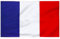 Drapeau Géant XXL Supporter France | Bleu • Blanc • Rouge | 89cmx156cm | Qualité Premium | Equipe de France | Champion du Monde | Football | Rugby | Accessoire | Cocorico | OriginalCup®