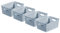 Curver My Style Small Rectangular Storage Basket 4L - Blue (Pack of 4)