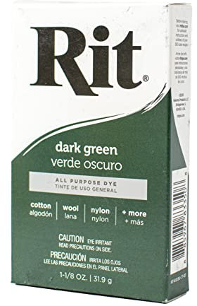 Rit Dye Powder 31.9g Verde Oscuro