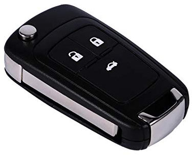 Coque porte-clés, couvercle de clé à distance pliable ABS pour remplacement automatique pour Opel Astra/Insignia