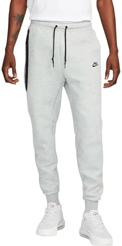 Nike TCH FLC Pantalon de survêtement, Gris foncé/Noir, XL Homme