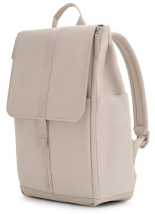 Bugaboo Wickelrucksack, Wasserabweisende Tasche aus nachhaltigem Material, Einfach zu reinigen, mit Wickelunterlage und isolierter Halterung für Flaschen, Desert Taupe