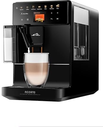 ETA Acorto Kaffeevollautomat I Extra schlankes Design I Kaffee I Espresso I Cappuccino I Latte I Macchiato I Flat White I 1400W