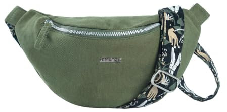 Ecoright Sac Banane Femme Bandoulière, Sacoche Femme en Toile pour La Randonnée, La Course À Pied, Le Sport, Le Voyage