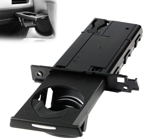 Auto Getränkehalter, Versenkbarer Auto Becherhalter kompatibel für BMW E90 E91 E92 E93 2004-2013 Beifahrerseitig Rechts OE 51459173469 Universeller Dosenhalter Flaschenhalter für Auto Aschenbecher