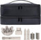 PITRUMO Custodia a doppio strato per Shark Flexstyle, custodia da viaggio per Shark 430/440 Flexstyle, custodia portatile per Shark Flexstyle/Dyson Airwrap Styler e accessori, Nero