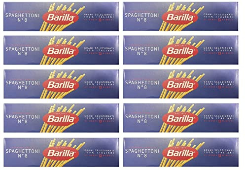 10x Pasta Barilla Spaghettoni Nr. 8 italienisch Nudeln 500 g pack spaghetti