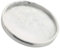 BSTKEY 25cm Round Natural Marble Stone Tray Decorative Storage Plate, Household Plate Tray Organizer for Kitchen Bathroom Dresser Decor Coffee Table, Grey