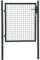 HOMCOM Portail en Maille de Jardin portillon de Jardin portillon de Patio Porte de terrasse extérieur Acier dim. 97L x 150H cm Vert