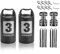 NEWBOLER 3L Fahrradgabeltasche - Fahrradtasche mit Frontfahrradträger Wasserdichtes Rolltop Trockentasche (2 Sets)