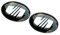 2 Stück Aufkleber in schwarz-weiß 14mm Diameter passend fürSeat-Auto mit Logo Kfz. Für Schlüssel Key Fernbedienung usw. Sticker mit Emblem (14mm Sea. Schwarz 2St.)