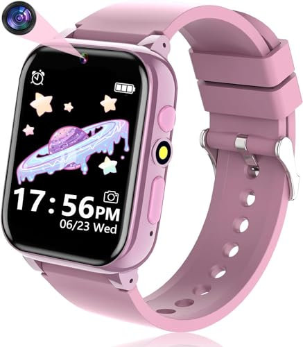 clleylise Kids Smart Watch for Kids, Boys, Girls, with 26 Games, HD Camera, Music, Video, Storybook, Pedometer, Alarm, Watch for Aged 4-16