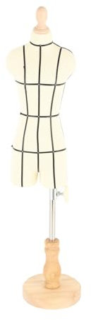 Miniatur-Schaufensterpuppe, Kompaktes Design, Hervorragender Stoff, Stabile Struktur, Kleidungspräsentation für Schaufenster, Schneiderei, Fotografie (1/3 Größe)