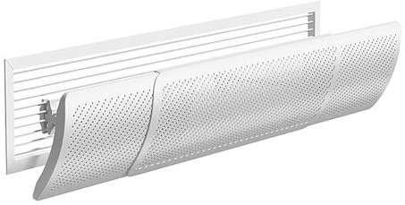 Windabweiser Klimaanlage, Klimaanlage Split Windabweiser Universal, Einziehbar, 180° Einstellbar, Anti-Kondensation, für Zuhause, Büro, Hotel(Medium)