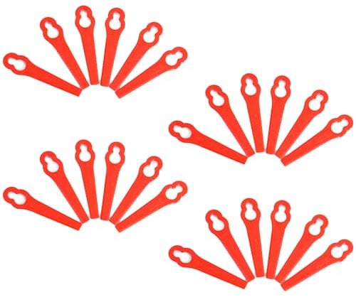 20 PCS Plastic Strimmer Blades - Replacement Blades 83mm for Bosch ART23 LI, Gtech ST04 ST05, Qualcast Mow N Trim, Sovereign Grass Trimmers, Durable PA6 Nylon Garden Mower Blades