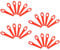 20 PCS Plastic Strimmer Blades - Replacement Blades 83mm for Bosch ART23 LI, Gtech ST04 ST05, Qualcast Mow N Trim, Sovereign Grass Trimmers, Durable PA6 Nylon Garden Mower Blades