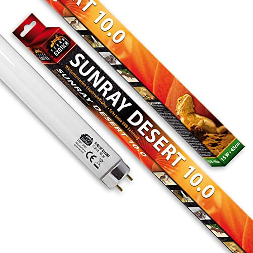 Terra Exotica Sunray Desert UV 10.0-15 Watt / 45 cm Leuchtstoffröhre mit hoher UV-B Abstrahlung